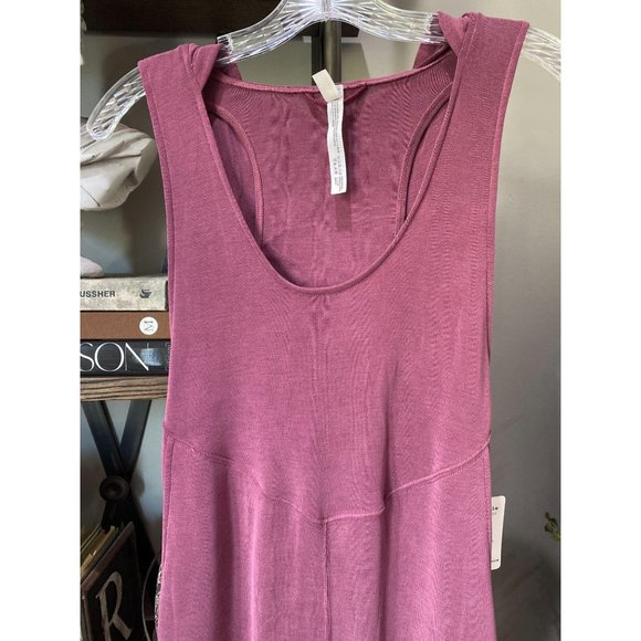 Free People Back Into It Jumpsuit Wine NWT XS - Picture 5 of 9